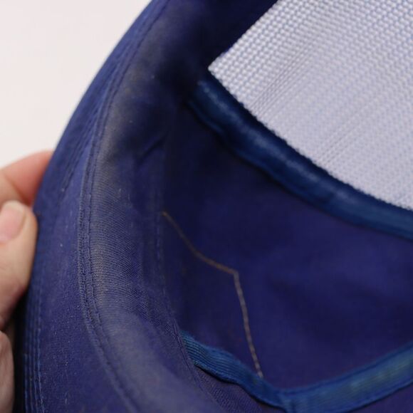 Airline Retirees 1487 Vintage Navy Blue Trucker Mesh Snapback Flight Cap Hat - Picture 8 of 11